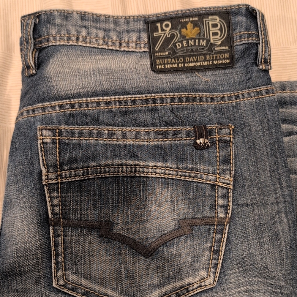 Buffalo David Bitton Men's Light Blue Denim Jeans 2 pairs!